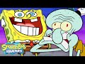 Squidward Wishing SpongeBob Would BE QUIET For 60 Minutes Straight SpongeBob