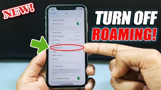 How to Turn Off Roaming on iPhone 11?