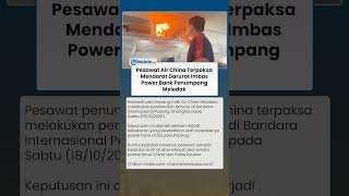 DETIK-DETIK MENEGANGKAN! Power Bank Penumpang Meledak, Pesawat Air China Mendarat Darurat