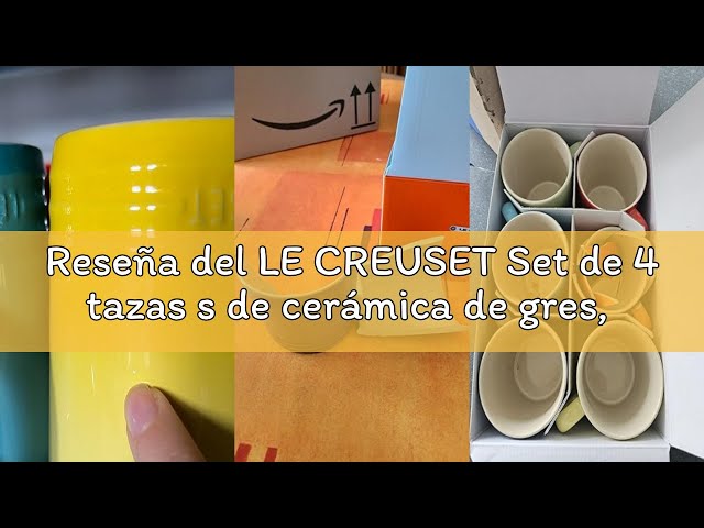 Vídeo relacionado con Le Creuset Taza de cerámica de gres, 0, 35 L, Cereza, 70302350600002