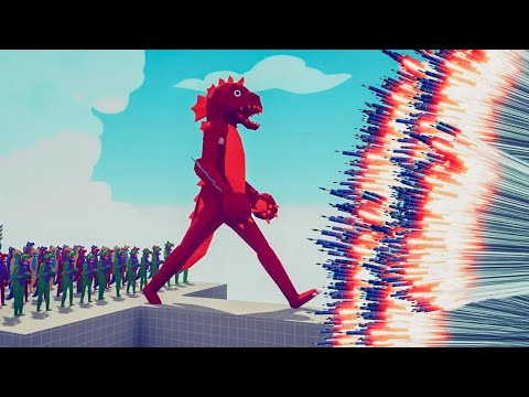100x DINOSAURS vs EVERY GOD | TABS - Totally Accurate Battle Simulator