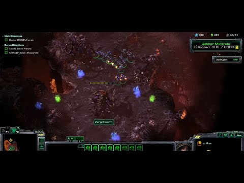 Starcraft 2: Wings of Liberty - Campaign - Normal Walkthrough - Mission 5: The Devil's Playground