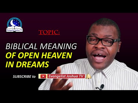 Biblical Meaning of Open Heaven in Dreams - Dream About Sky Opening