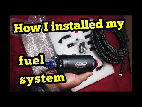 Walk through on how I'm running my fuel system
