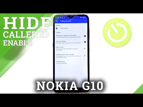 How to Show & Hide Caller ID in NOKIA G10 – Call Settings