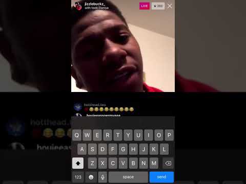 Jizzle Buckz clowned about his box