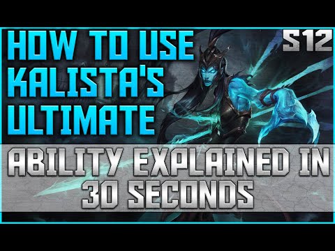How To Use Kalista R Fate's Call: Kalista ADC Kalista Guide Kalista Ultimate Explained Kalista LOL