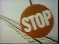 Classic Sesame Street Stop Railroad Sign 1970s