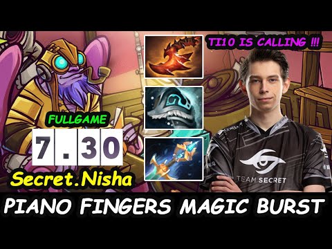 Nisha Tinker 7.30 MID - Piano Fingers MAGIC BURST Preparing for TI 10 Dota 2 Perspective Fullgame