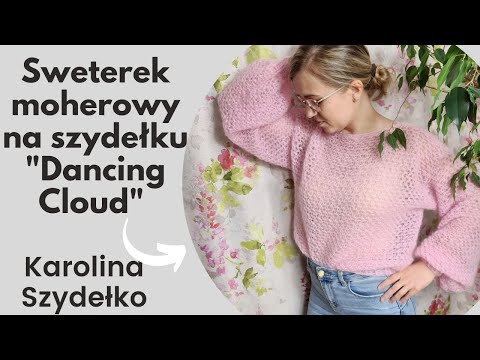 Moherowy sweterek na szydełku, cz.1/2 Karolina Szydełko