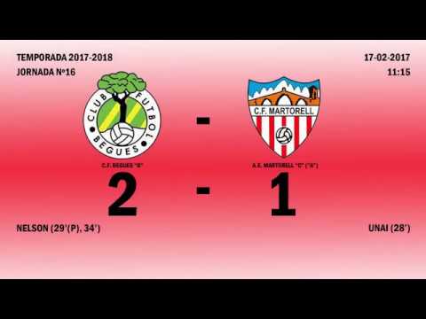 Gols C.F. Begues "B" - A.E. Martorell "C" ("A")