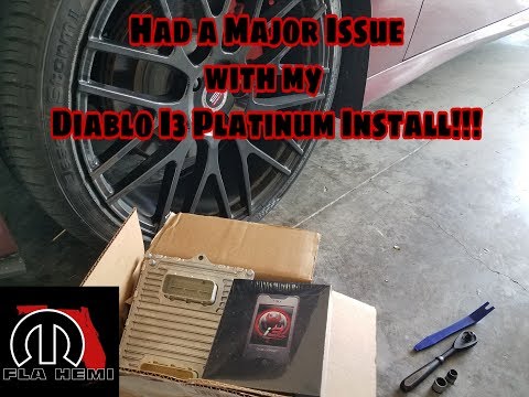 Diablo I3 Platinum PCM Swap // Major issue with Install