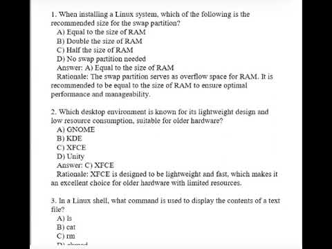 IS 192 Linux Administration Review Exam Q & A 2026 (Complete And Verified Study material) (20pages)