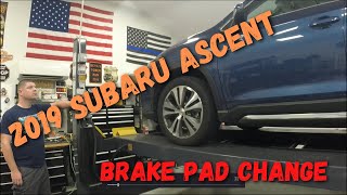 Subaru Ascent Brake Pad Change / Replacement How-To