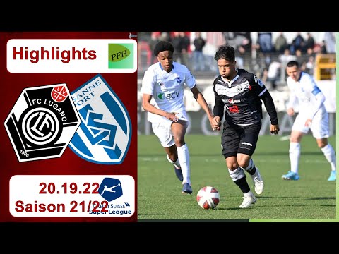 Highlights: FC Lugano vs FC lausanne - Sport (20.03.22)