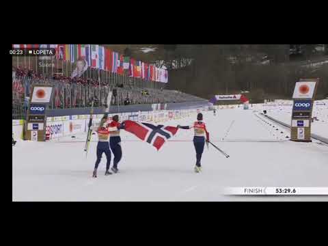 Suomi pronssia 🥉 naisten viesti MM 2021 (loppukiri)