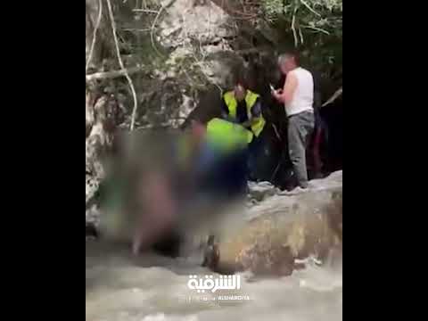 شاهد بالفيديو.. إنقاذ سائحة أسترالية حوصرت في منطقة جبلية وعرة في أربيل