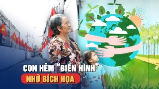 Con hẻm quận 1 biến hình với những bức bích họa