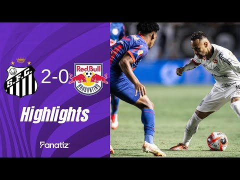 Santos vs. Red Bull Bragantino 2-0 | Highlights | Paulistao 2025