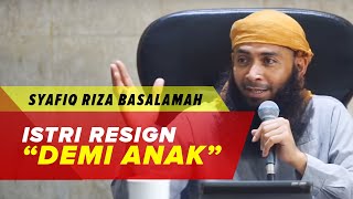 Download lagu Istri Resign Untuk Mendidik Anak, Bagaimana Ustadz? - Syafiq Riza Basalamah mp3