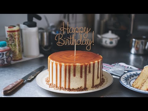 Homemade Caramel Cake – Perfect for Husband’s Birthday!"
