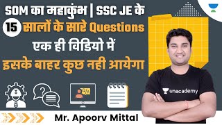 All Questions of last 15 Years | SSC JE | Strength Of Materials By Apoorv Mittal