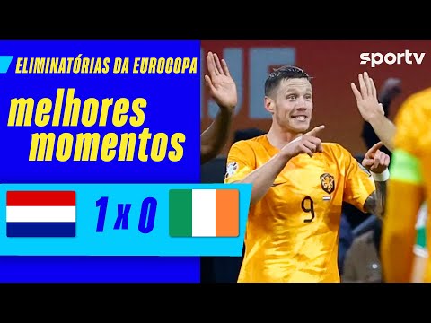 Gols e lances de Holanda x Irlanda