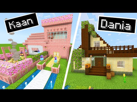 KAAN & DANIA BAUEN GEMÜTLICHE HÄUSER IN MINECRAFT! Cozy House Build Battle