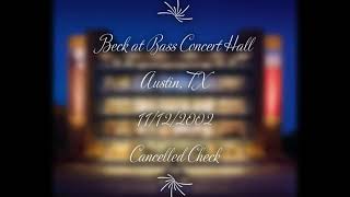 Beck - Cancelled Check (Live) at Bass Concert Hall, Austin, TX on 11/12/2002