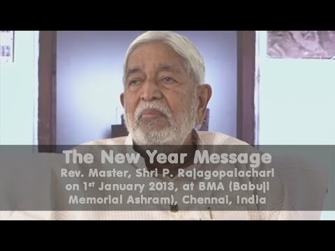 Rev. Chariji New Year Message 01Jan2013