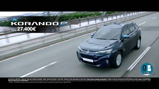 SsangYong Korando e-Motion 100% eléctrico. El SUV con que soñarás anuncio