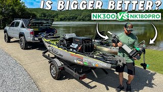 Kayak Motor TESTING | New NK180Pro vs NK300 ( SURPRISING Results )