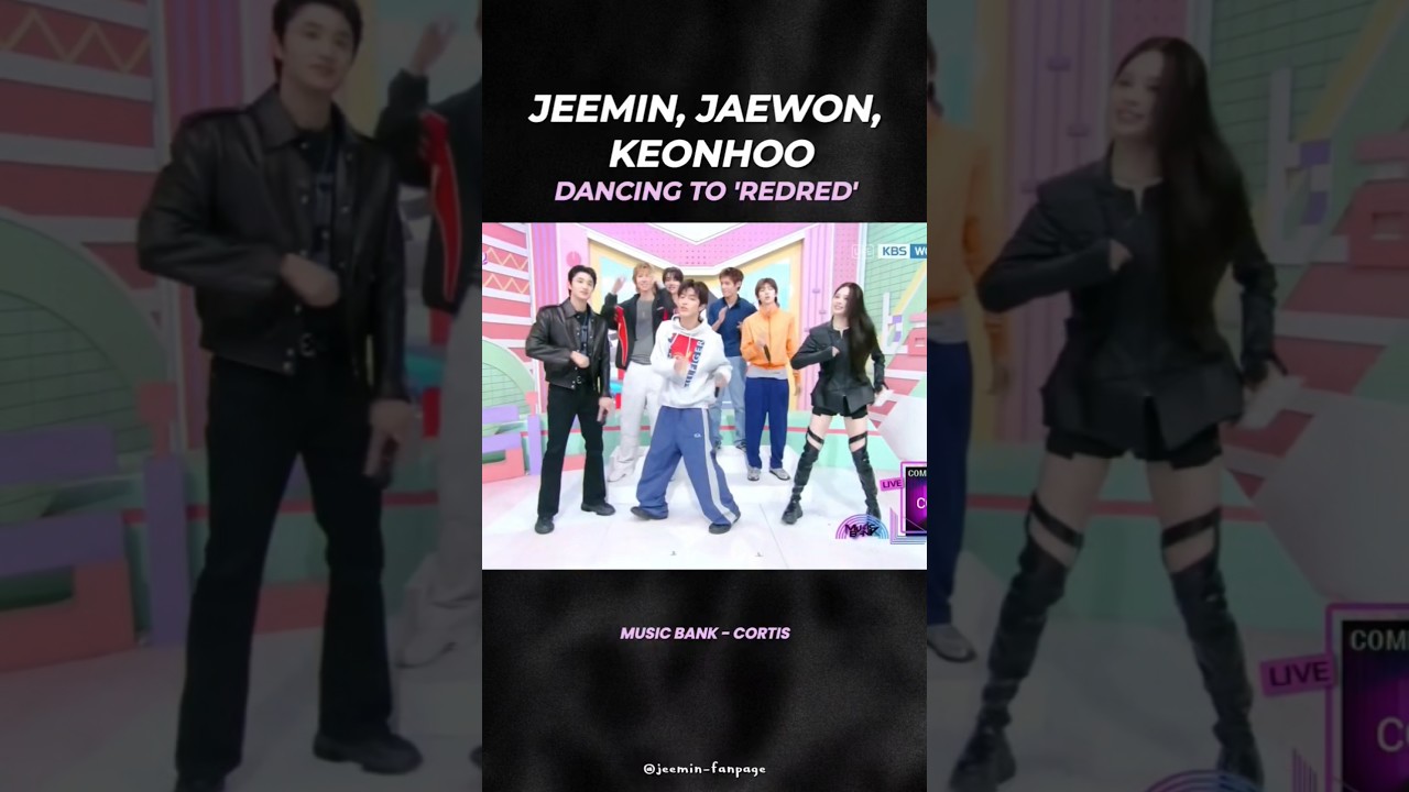 Jeemin and Jaewon dancing to 'REDRED' with CORTIS' Keonho #BANGJEEMIN #방지민 #JEEMIN #KEONHO #JAEWON