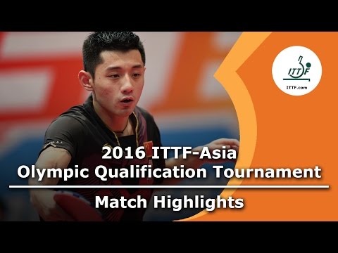 2016 Asia Olympic Qualification Highlights: Ma Long vs Zhang Jike