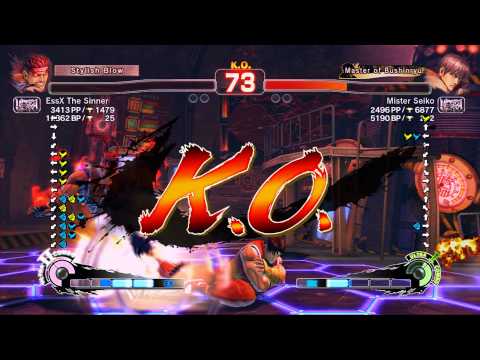 USFIV~ Evil Ryu (EssX The Sinner) vs.  Guy (Mister Seiko) HD