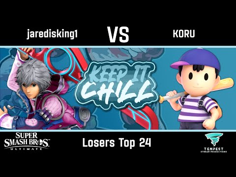 jaredisking1 (Shulk) vs KORU (Ness) - Ultimate Losers Top 24 - Keep it Chill #6