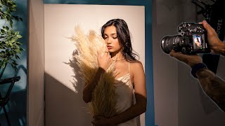 How to shoot a FAKE Sunny Outdoor Portrait... INDOORS! (No Photoshop needed)