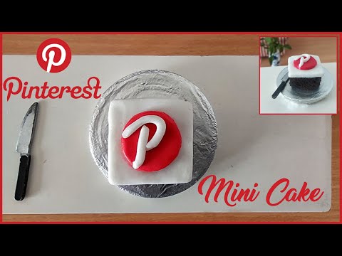 Mini Food: Pinterest Chocolate Cake | Miniature Pinterest Cake | Mini Social Media Cake Ep#3