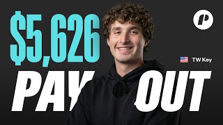 $5,626 Payout On His First Funded Account! — TW Key