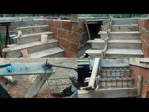 How to make chain stair[slabless stair]