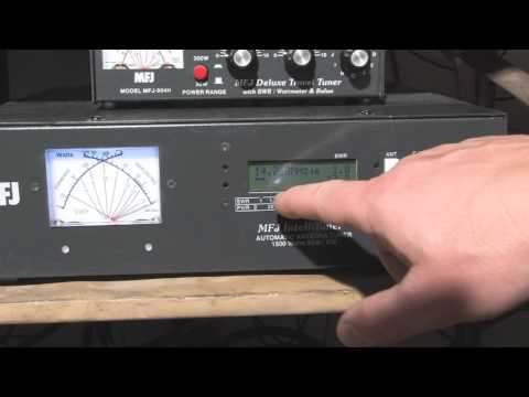 MFJ-998 1.5KW Auto Tuner Part 2 - Menu & Display Functions