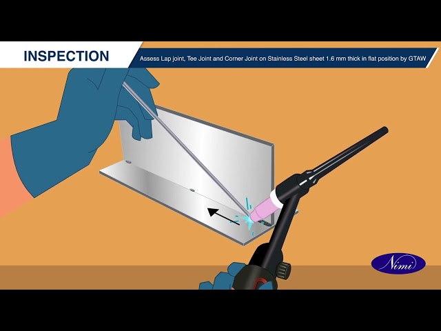 Lap, Tee, and Corner Joints-SS sheet-1.6 mm thick-flat position