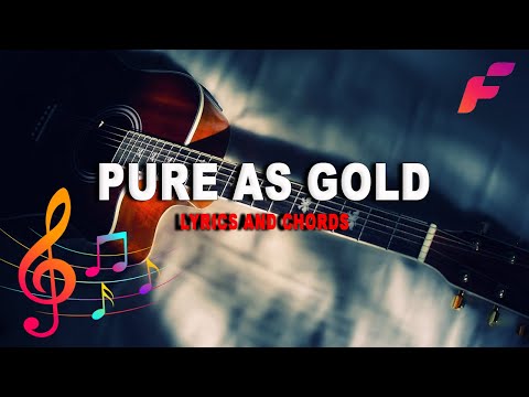 PURE AS GOLD #praiseandworship #guitarchords #playandsing #lyricsvideo #lyricschords