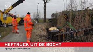 preview picture of video 'Woerden TV - Heftruck uit de bocht in Montfoort'