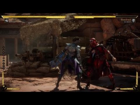 MK11 - Kitana Cancel Into Half Blood Stance Broken - Triggering Edenian Razors Instead