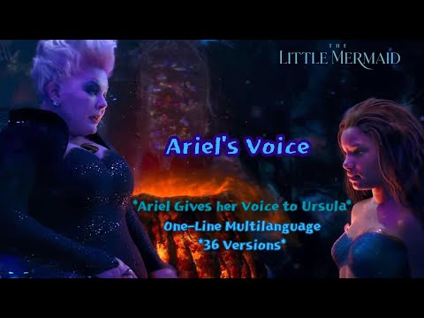 The Little Mermaid (2023)- Ariel's Voice (One-Line Multilanguage)