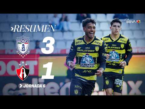 PACHUCA 3-1 ATLAS | Los Tuzos fueron un Huracán ante los Zorros | Con México C26 J6
