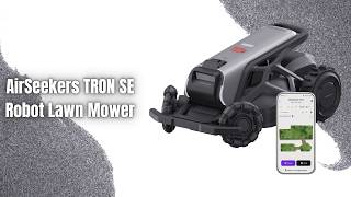 AirSeekers TRON SE Robot Lawn Mower Review | Wire-Free Mapping & 80 Mowing Zones!