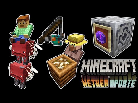 Minecraft Snapshot 20w13a Review | NEW Rideable Mob, Auto Compost Villager, Nether Compass!
