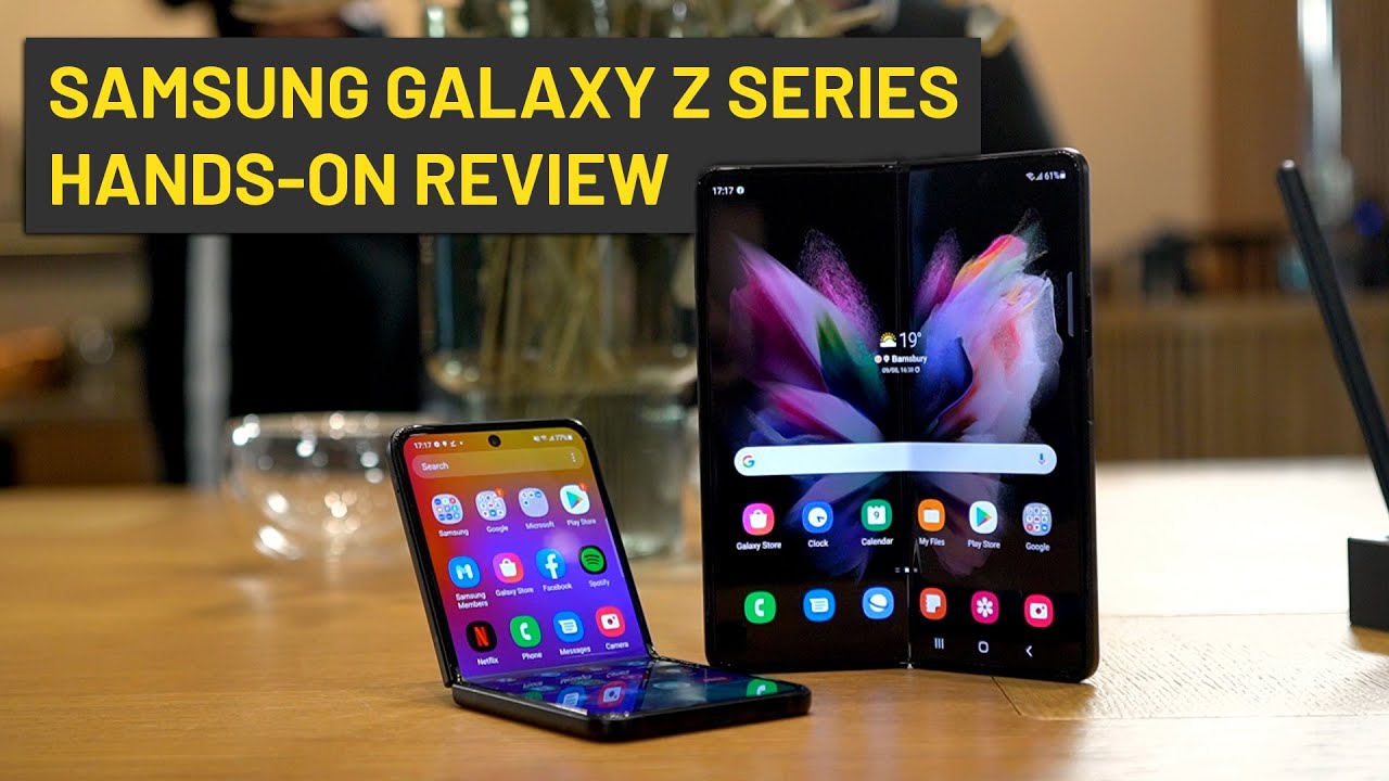 Samsung Galaxy Z Fold 3 & Z Flip 3 hands on review: Fabulous foldables - YouTube